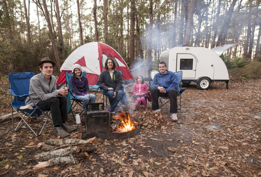 famille en camping autour de nantes