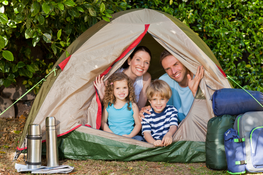 famille en camping Hautes Pyrénées