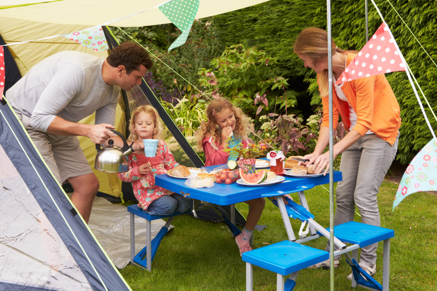 famille en camping Hautes Pyrénées